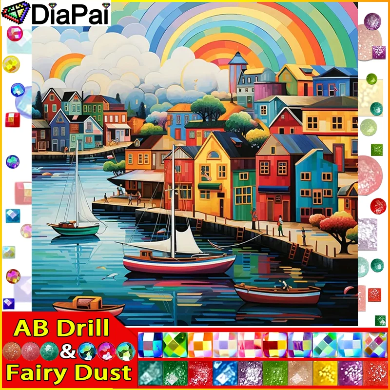 DIAPAI Fairy Dust AB 5d Diamond Painting Full Square/Round 