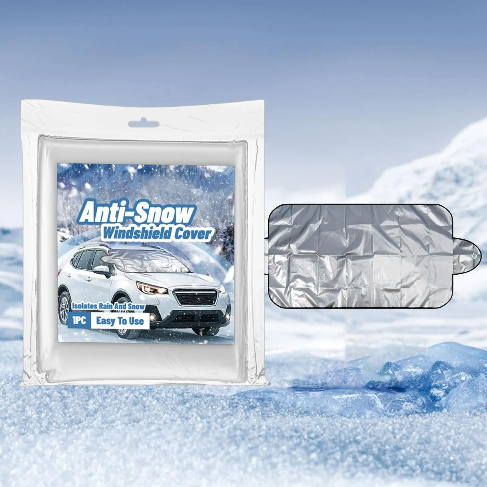 

Car Windshield Cover Thickened Dustproof Windproof Auto Supplies Windshield Ice Protector Cover for SUVs All-Weather Outdoor