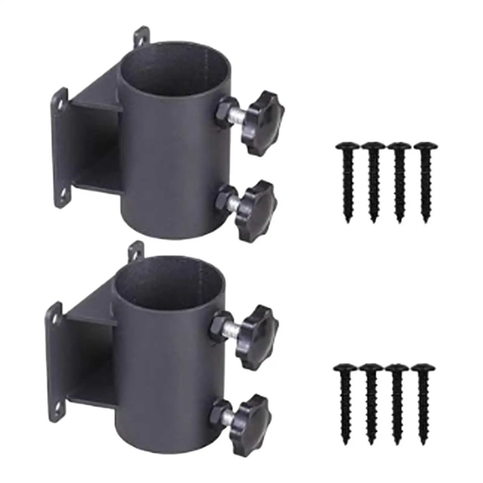 

2Pcs Deck Umbrella Mount Mount Bracket Anti Slip Space Saving Patio Umbrella Holder for Garden Deck Beach Balcony Courtyard