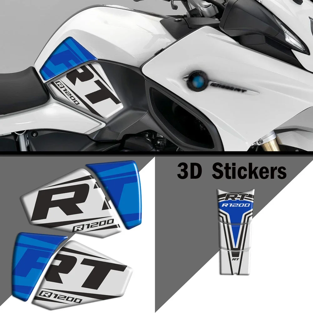 

R1200 For BMW R1200RT R 1200 RT Tank Pad Tankpad Sticker Trunk Luggage Case Emblem Logo Decal Protector 2016 2017 2018