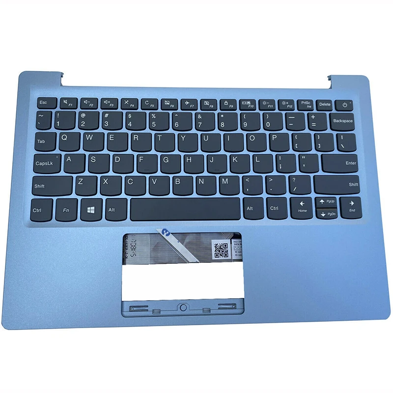 New US Laptop Keyboard For Lenovo IdeaPad 120S-11IAP Palmrest Keyboard Cover US Silver 5CB0P23679 Blue 5CB0P23733