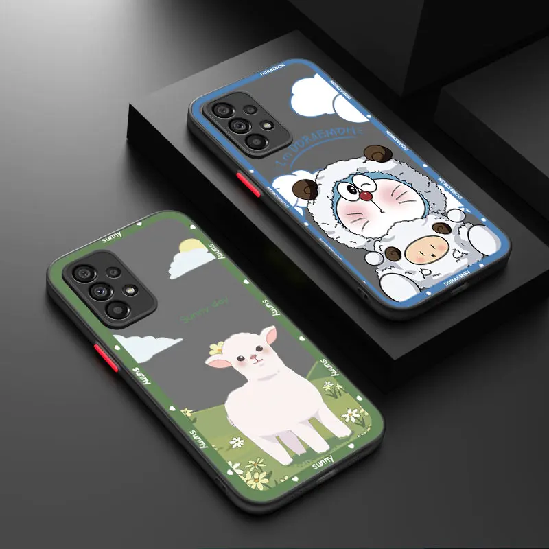 Grassland Sheep Phone Case For Samsung A13 A22 A32 4G A33 A42 A52S A53 A73 5G A12 A14 A23 A31 A51 A70 A71 A72