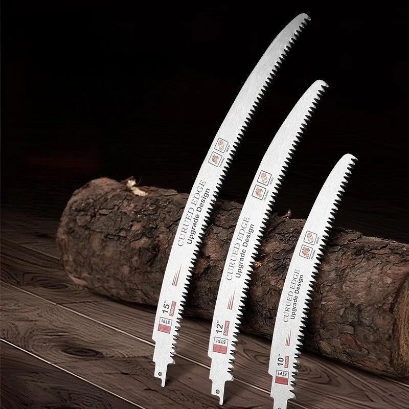 

3 шт. сабельная пила, пильное полотно для станка, удлиненное дуговое пильное полотно, универсальный альтернативный зуб, ножовка, деревообрабатывающая ветка