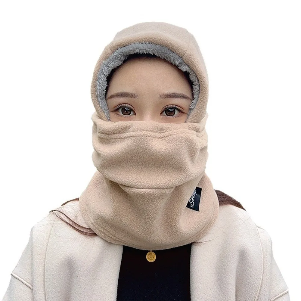 

New Windproof Balaclava Hat with Mask Warm Pullover Hats Cold Proof Thickned Cycling Mask Winter
