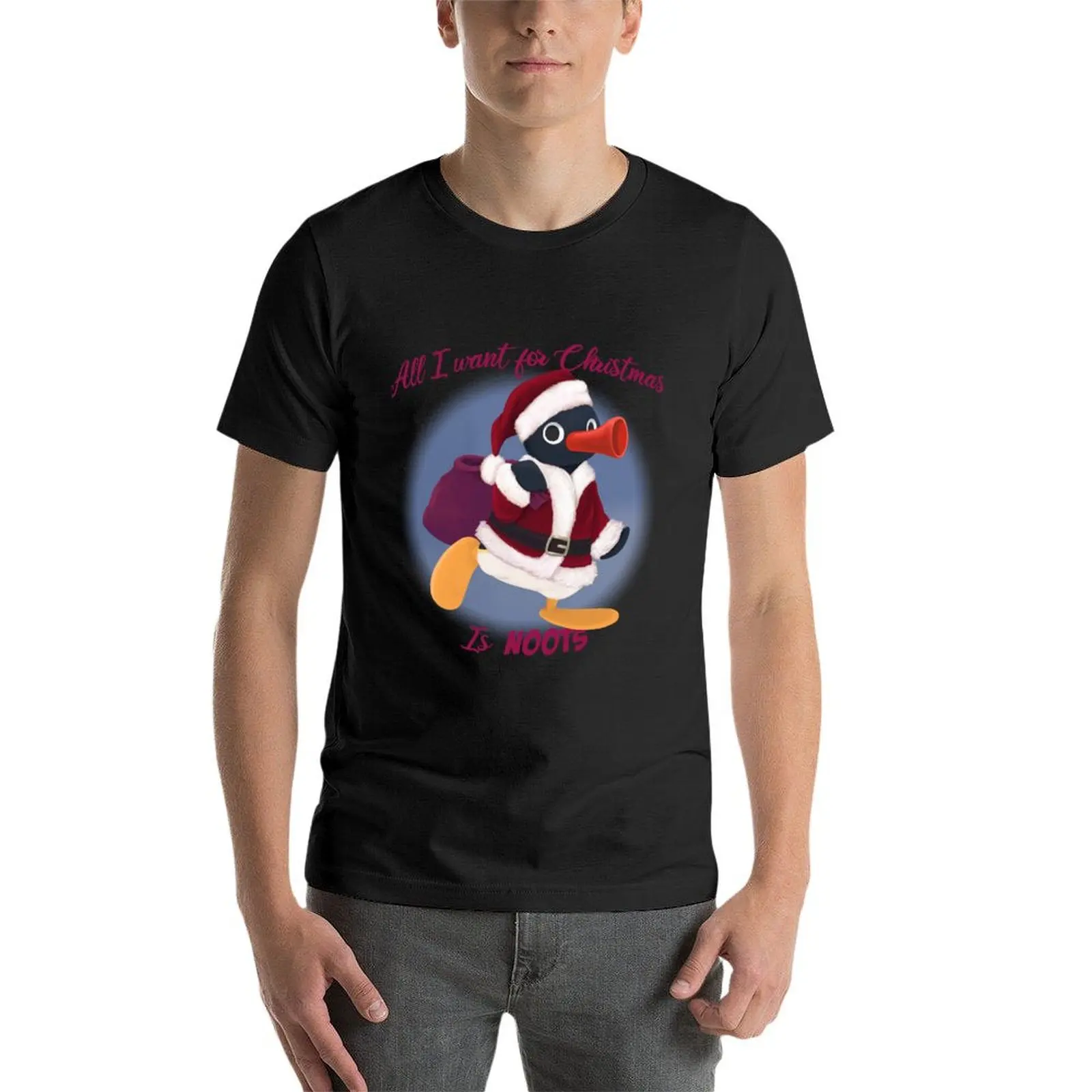 Christmas Noots T-Shirt quick drying aesthetic clothes cute tops boys animal print men clothings image 4