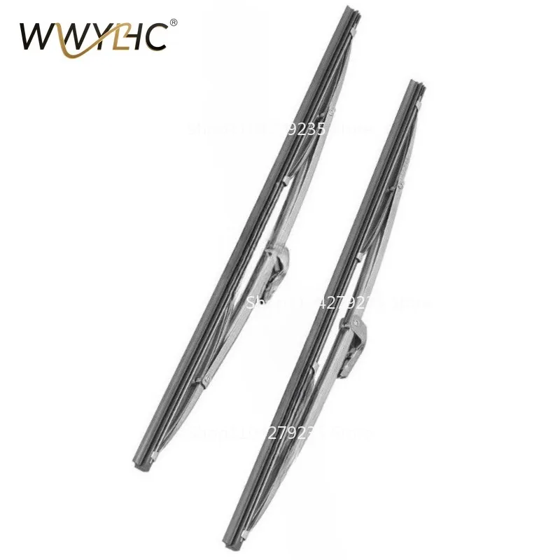 

Suitable for Vintage Cars 12 Inch Stainless Steel Wipers 1-pair Set