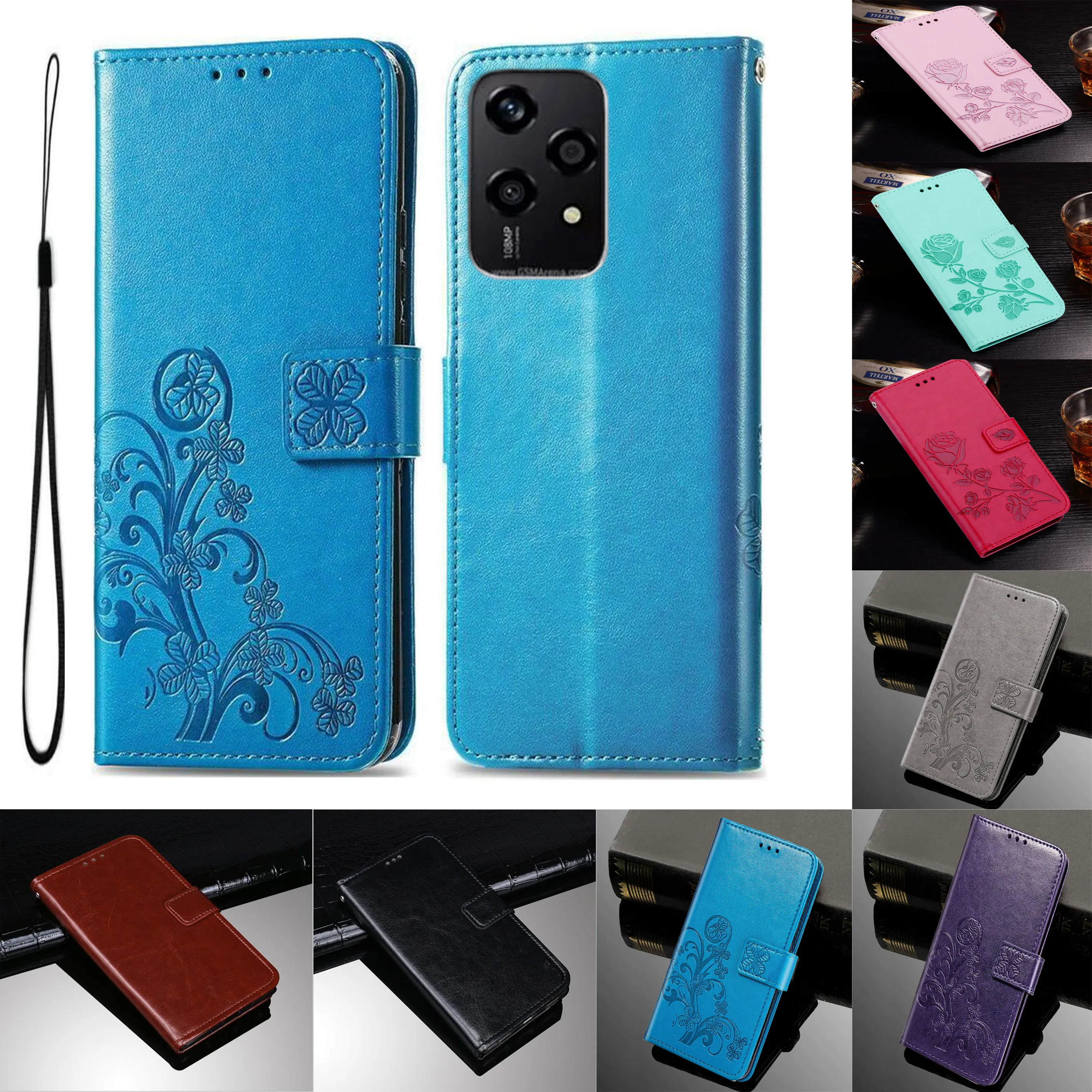 For Honor 200 Pro Case Luxury Wallet Flip Leather Phone Cases For Honor200 200 Lite 200Pro 5G Stand BOOK Cover Protector Bags