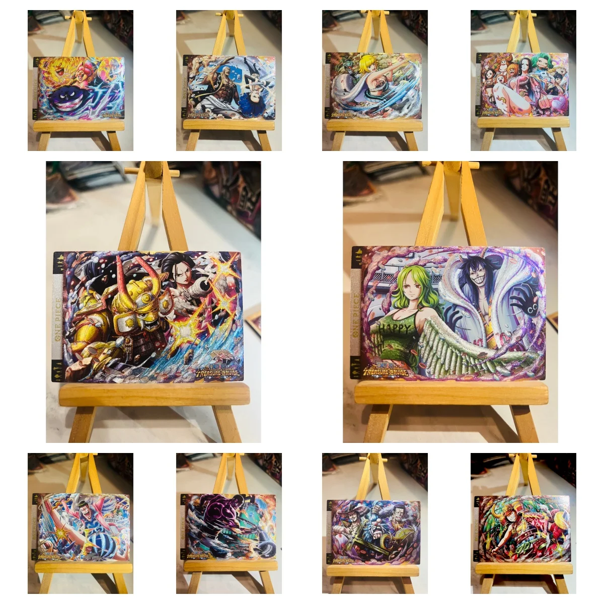 

Diy One Piece самодельные карты ослепительные легкие щелчки грубая игрушка аниме Opcg игрушка в подарок мультфильм обезьяна D Луффи