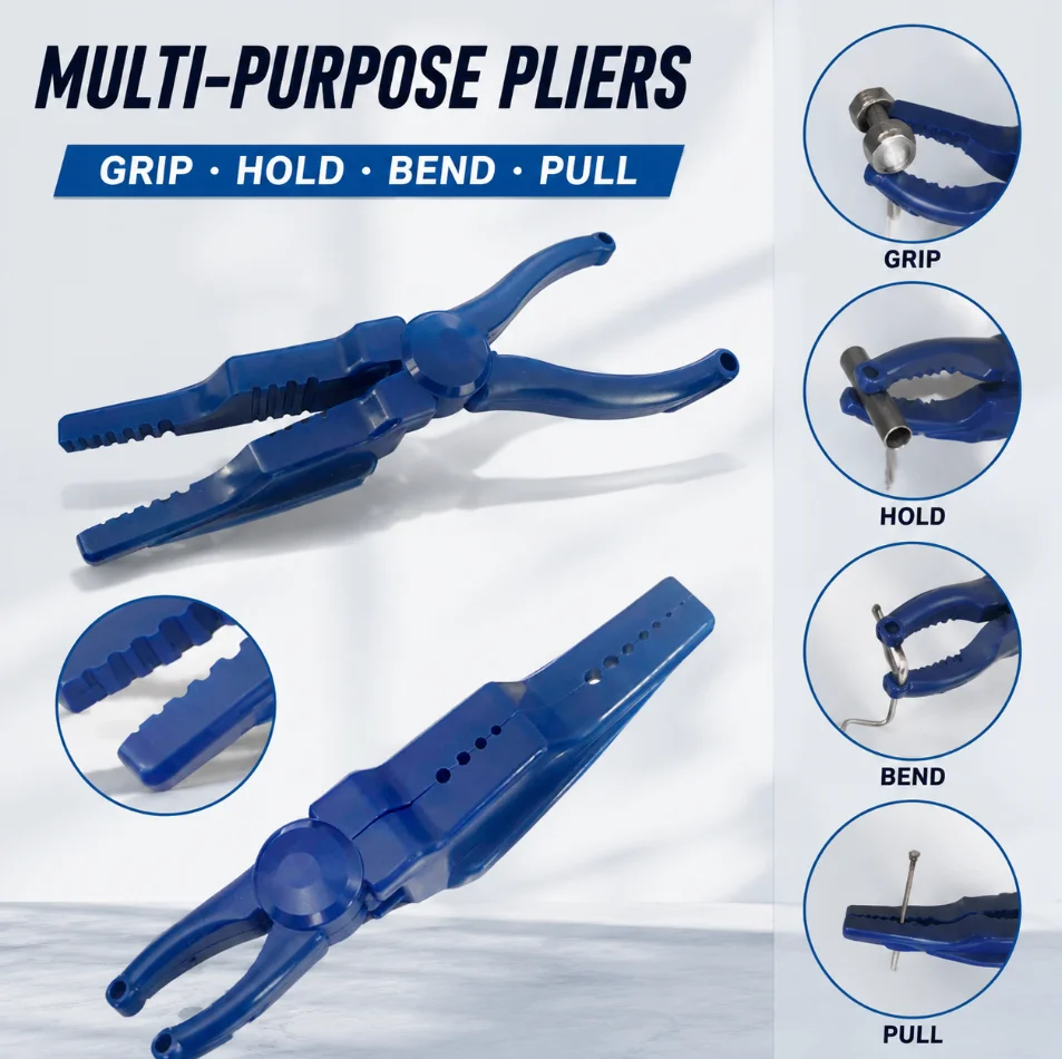 Safety Hand Guard Clamping Pliers Nail Fixing Tool Hammer Proof Cement Steel Nail Auxiliary Device for DIY Crafts And Home Impro