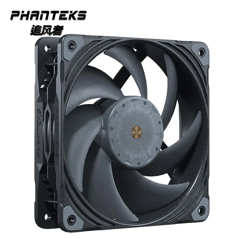 Go! PHANTEKS T30 Industrial Grade High Pressure 12CM PWM Water Air Cooling Fan,Dual Vapo Bearing,120X120X30MM Powerful Cooler