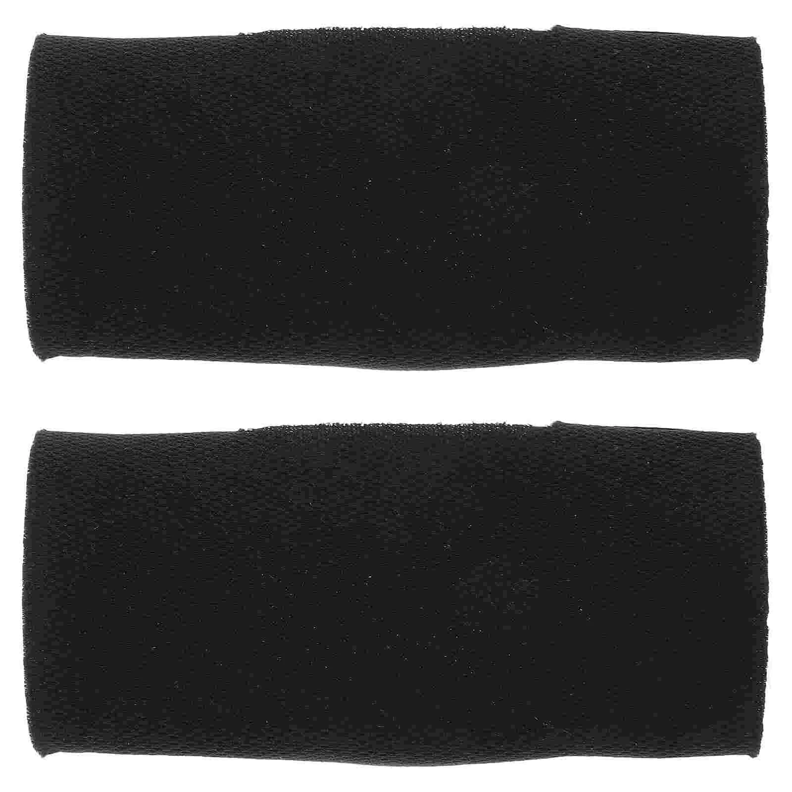 2 Pcs Lining Sweatband Adult Sweatbands Washable Antiperspirant Black Sponge Safety