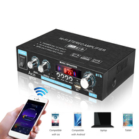 AK35 Bluetooth HiFi Stereo Audio Power Amplifier with USB TF RCA AUX In + Remote