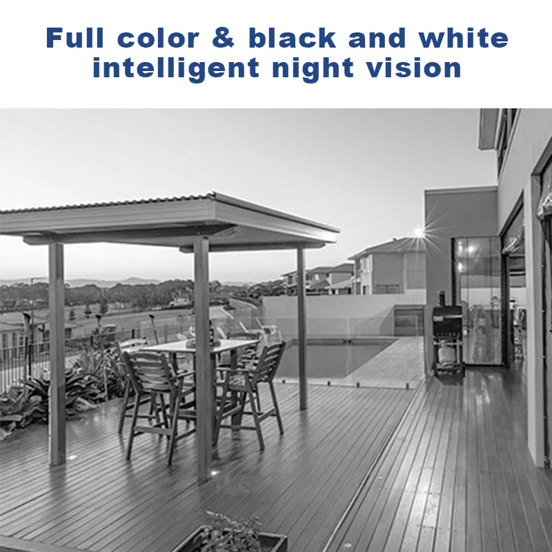 Security Cameras for Home Security Infrared Night Vision Outdoor Waterproof IP66 HD Mobile Phone Remote Control