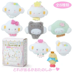 8pcs Original Sanrio Cogimyun Angel Series Brooch Random Model Cartoon Kawaii Anime Plush Toy for Girl Birthday Gift