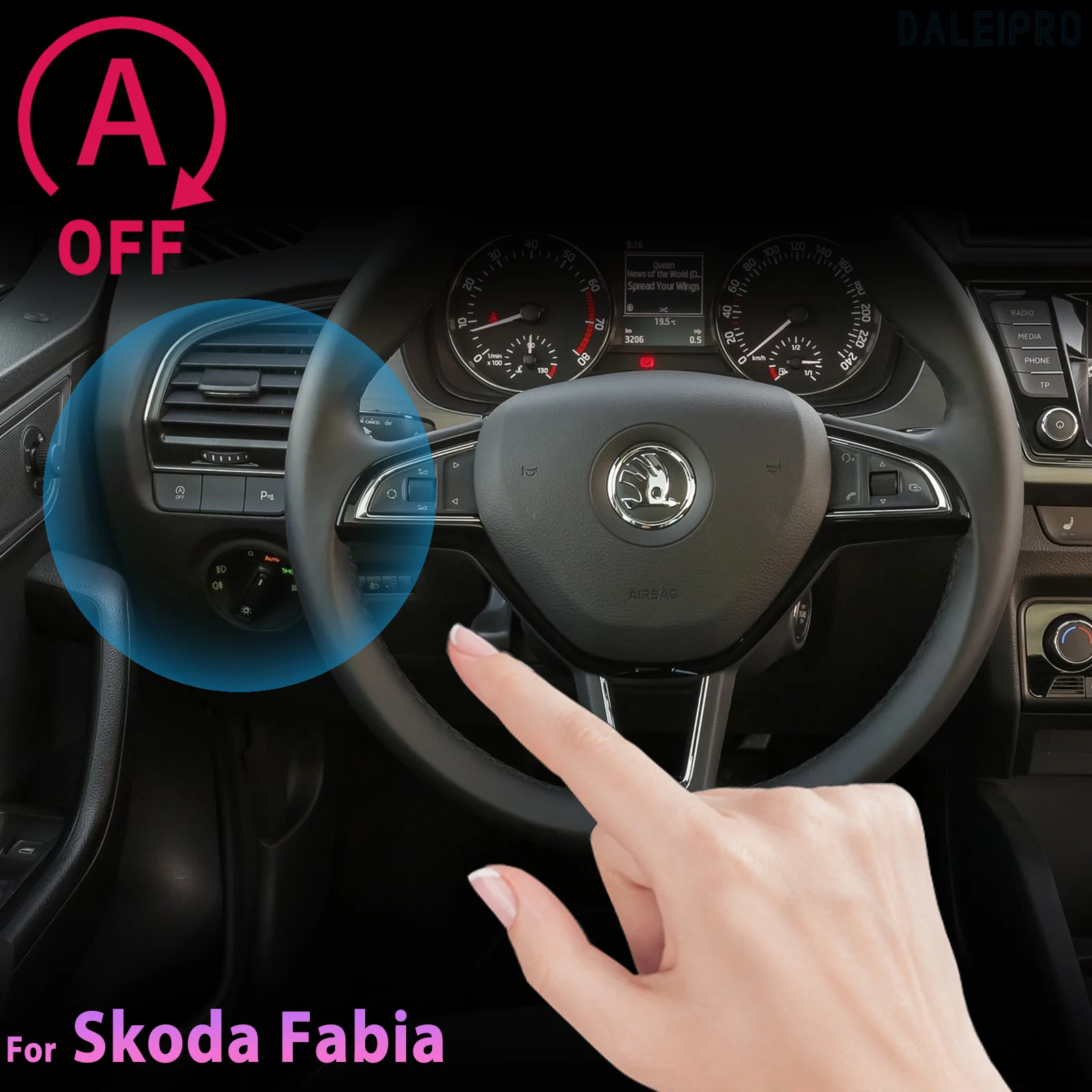For Skoda Fabia MK3 2015 2016 2017 2018 2019 Automatic Stop Start Engine System Memory Module Cancel Car Auto Start Stop Switch