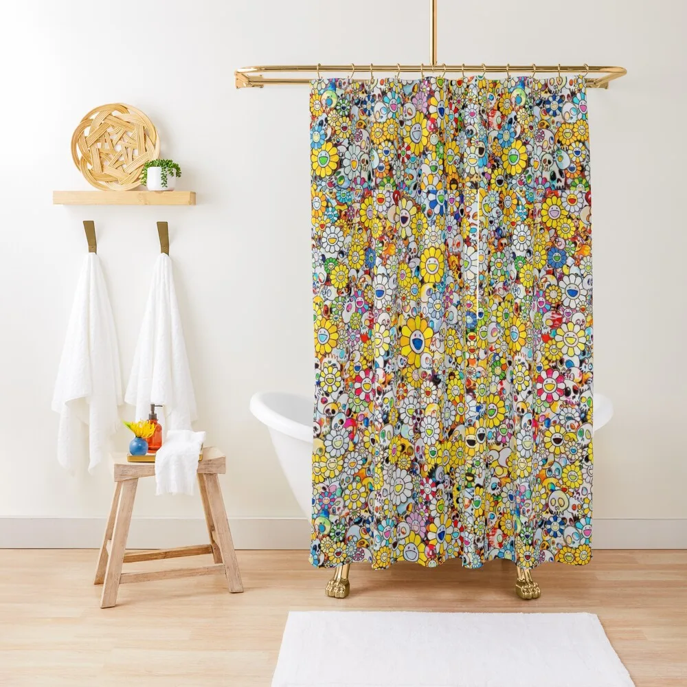 

kidcore clothing - kidcore sticker- kidcore flower Shower Curtain Shower Set Window Toilet Accessories Bathroom Curtain