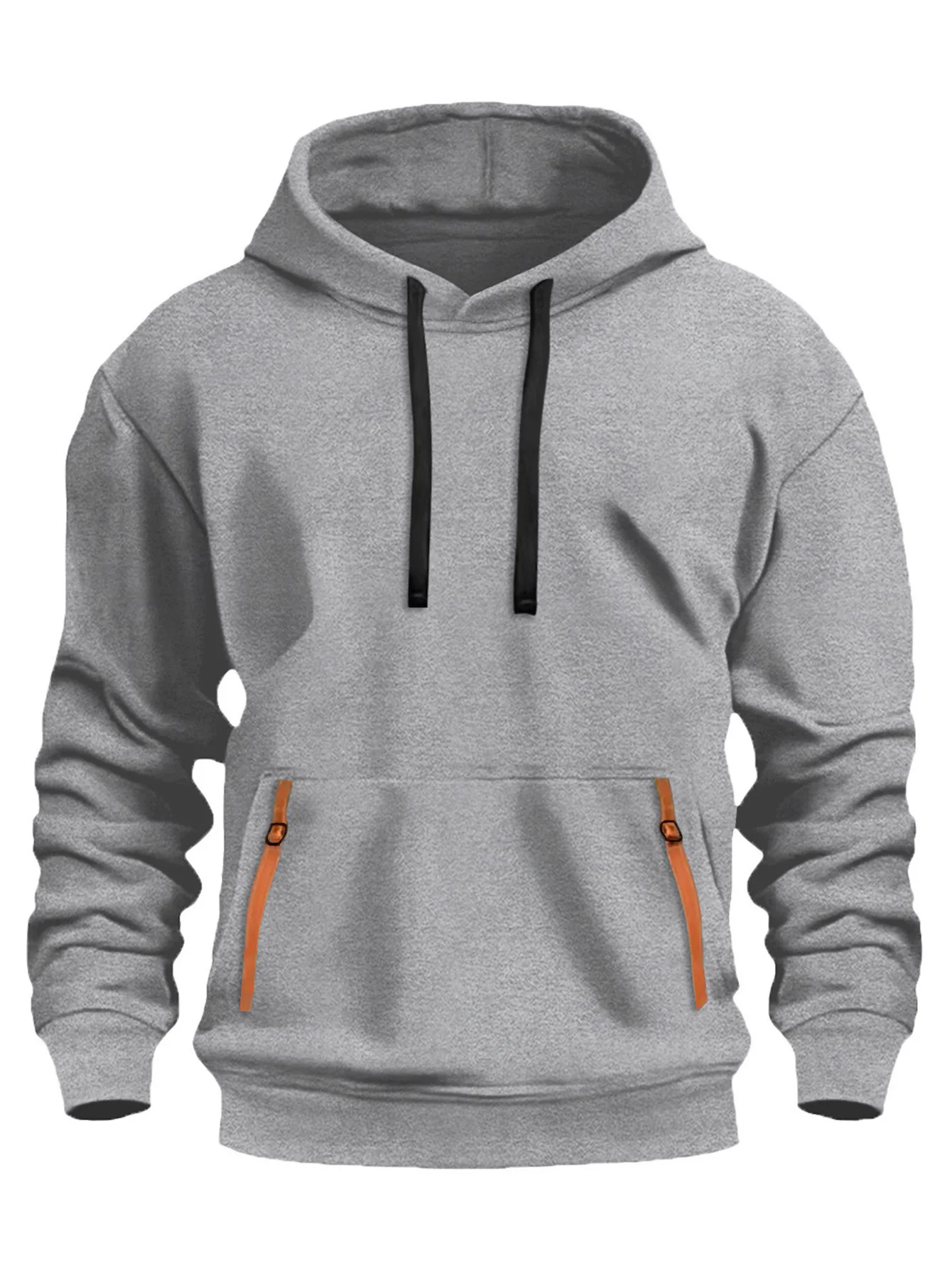 2025 جديد متعدد الجيوب سستة الصوف انخفض الكتف مقنعين البلوز الرجال النساء حجم كبير فضفاض البلوز موضة البلوز #2