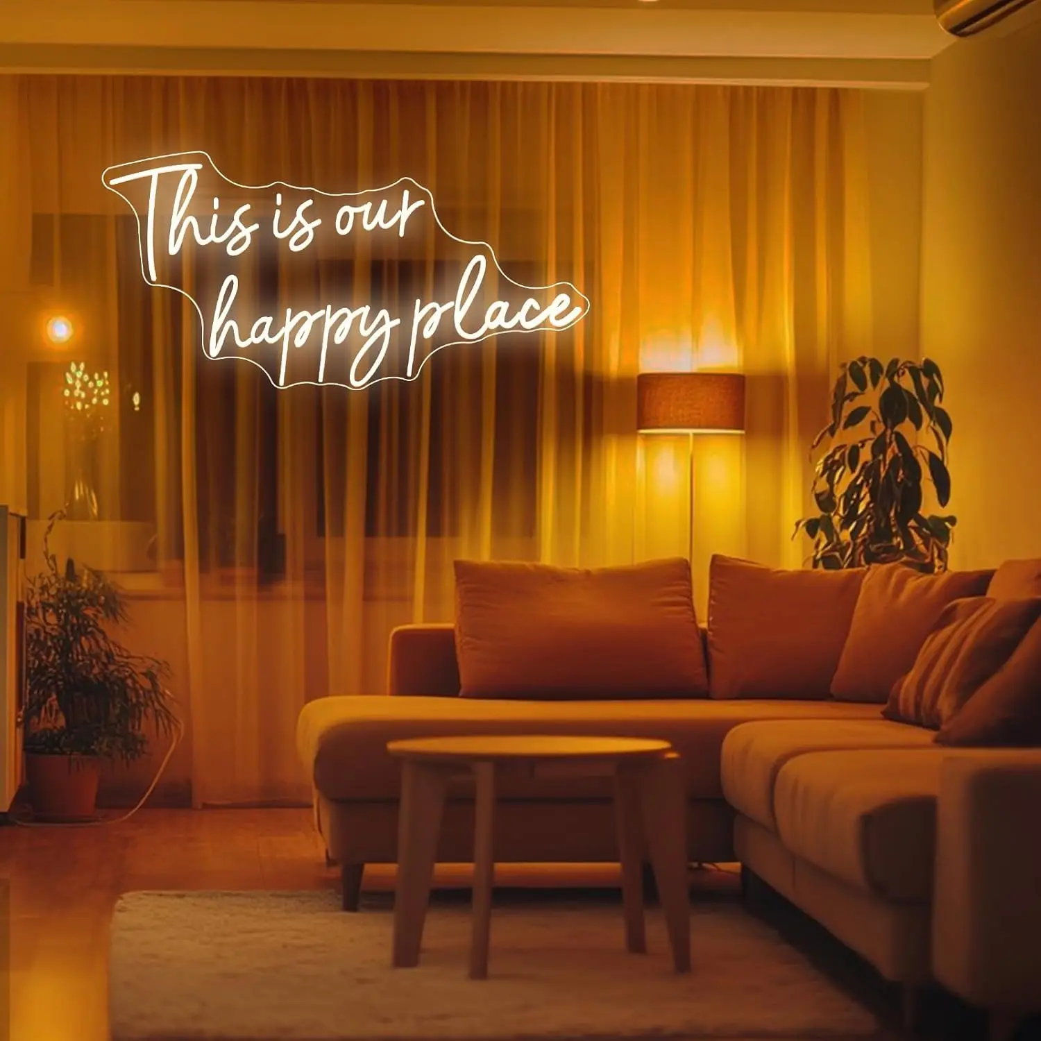 

Неоновая вывеска «Это наш счастливый уголок» для девочек-подростков, неоновые светильники для спальни, декор для свадебной вечеринки, вывеска для классной комнаты
