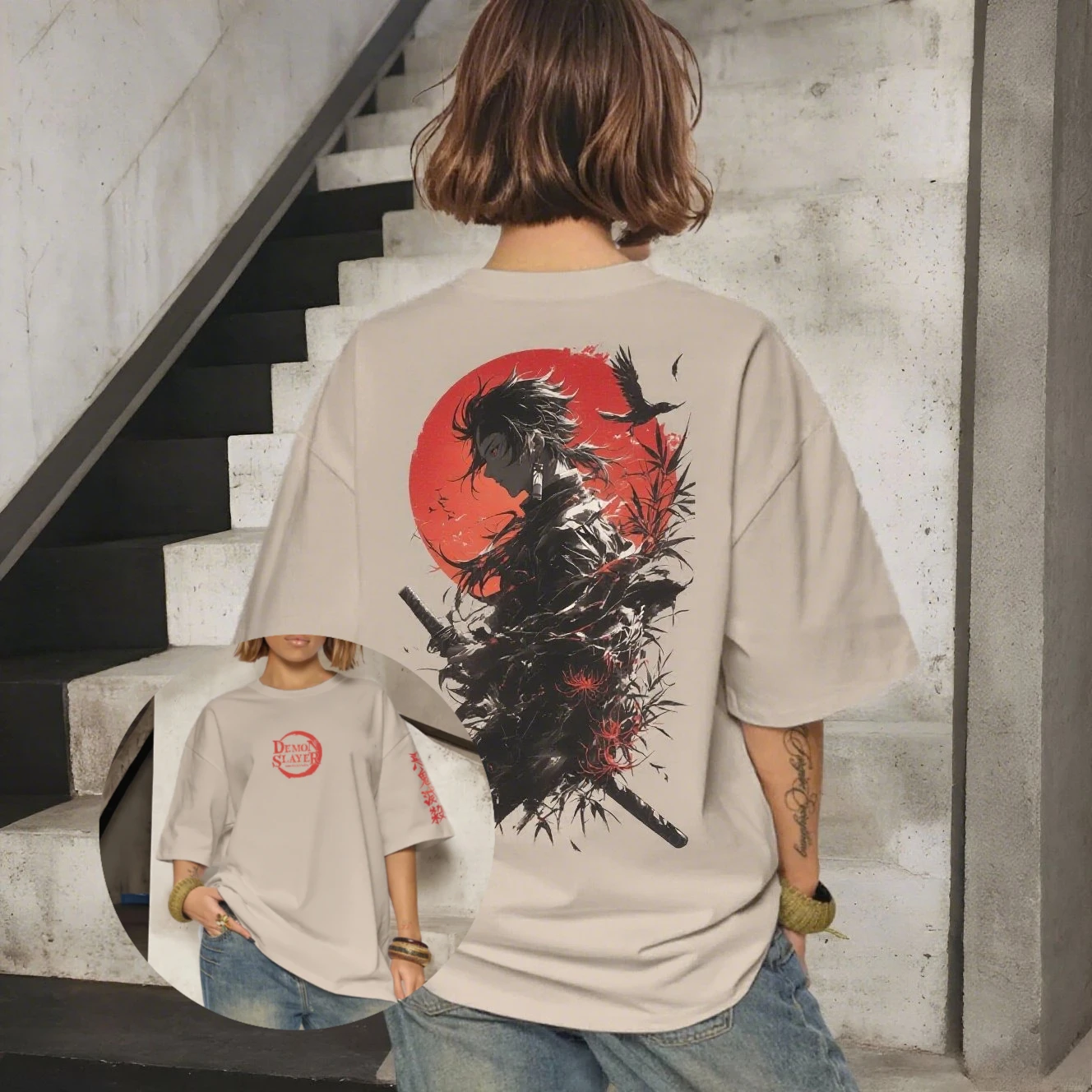 2026 2026 Streetwear Anime Graphic Tee Men's Women's Short Sleeve T-shirt Cotton Tops Casual Summer Fashion Trendy Clothing​​