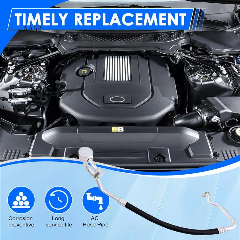 

AS-LR071863 Car Refrigerant Hose AC Hose Pipe For Land Rover Discovery 5 V6 3.0L 2017-20 For Range Rover LR061570 LR035480