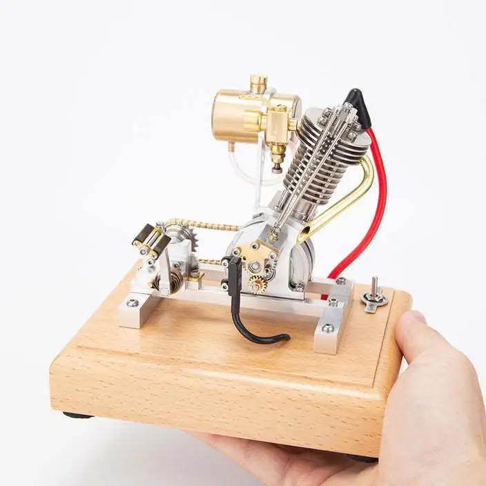 

H09 Mini Single Cylinder Motorcycle Four Stroke Gasoline Engine Model