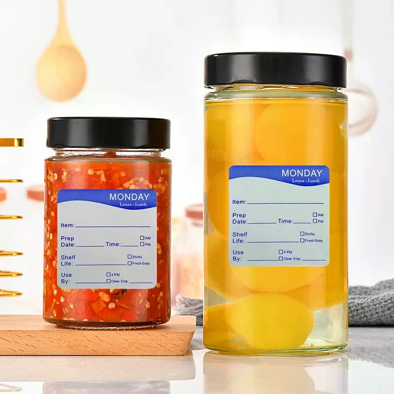 250 ピース/ロールキッチン日付食品ステッカーラベル文具ス - Snacks Food Labels のレビューと価格