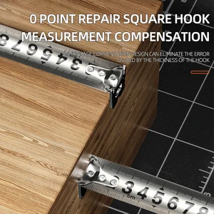 Thép không gỉ, chống ăn mòn, thước kẻ có thể thu vào, thiết kế rỗng, dụng cụ đo gỗ, 5m * 25 mm 9 Công cụ cơ khí bán hàng chính - №10