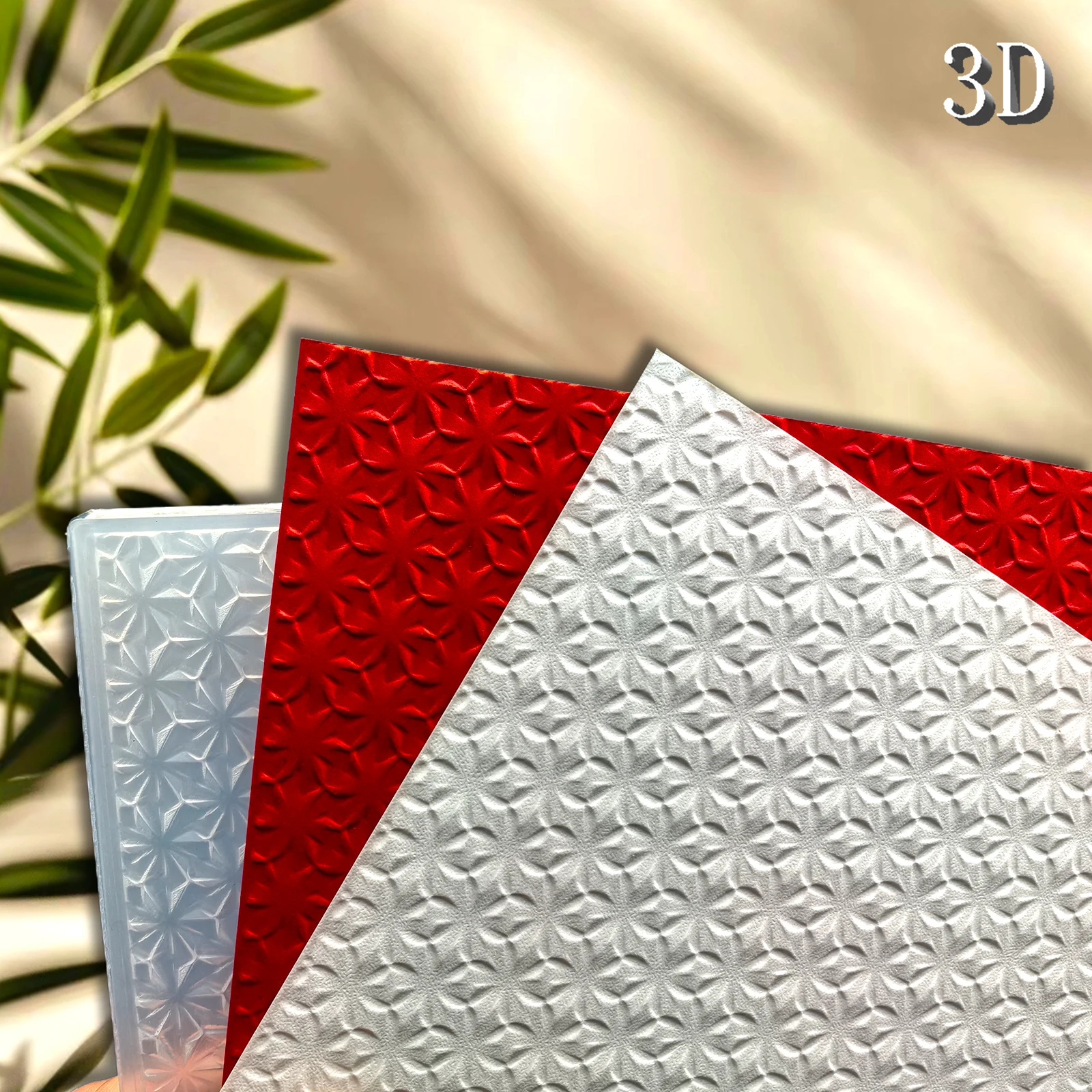 Ordner mit 3D-Prägung, geeignet für DIY-Sammelalbum und Kartenherstellung – Man Top Farbverlaufsstruktur, Bastelwerkzeug für Geburtstagsfeiern,
