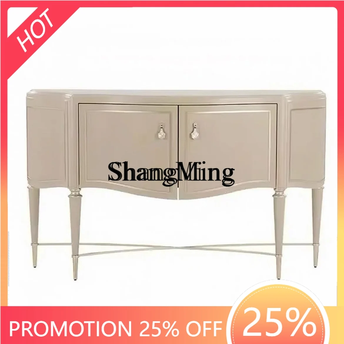 

ZYY Home High Value Solid Wood Porch Cabinet Retro Living Room Foyer Simple Modern Wall-to-Wall Locker