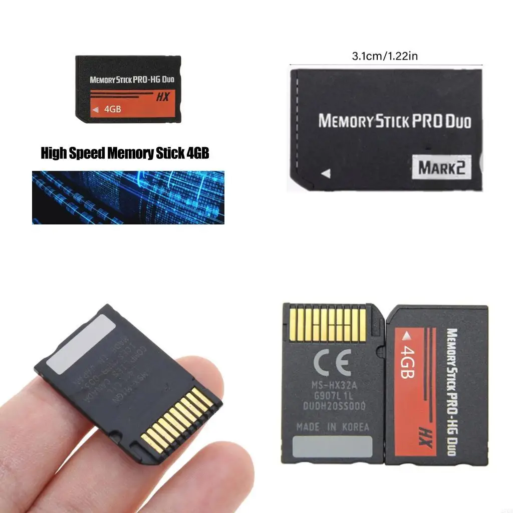 ABS Material 4GB Storage Device Random Color Easy to Use for PSP1000 3000