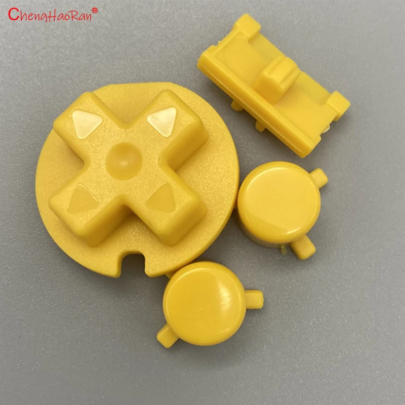 1 Juego de piezas de repuesto de reparación de alta calidad 4 en 1 para consola de juegos GAMEBOY POCKET GBP, botones de colores