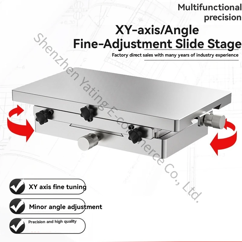 Fine-tuning Table Diagonal Adjustable XY Axis 3D Adjustable Table Hot Stamping Machine Screen Printing Marking Machine Platform