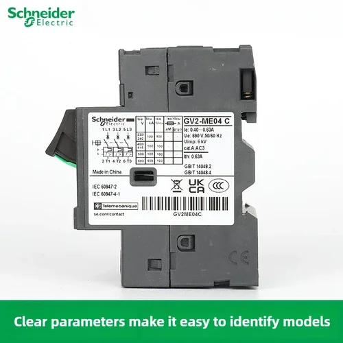 Imagen 2 del producto Disyuntores Schneider Electric GV2ME01/2/3/4/5/6/7/8/10/20/21/22/32C Disyuntores de motor