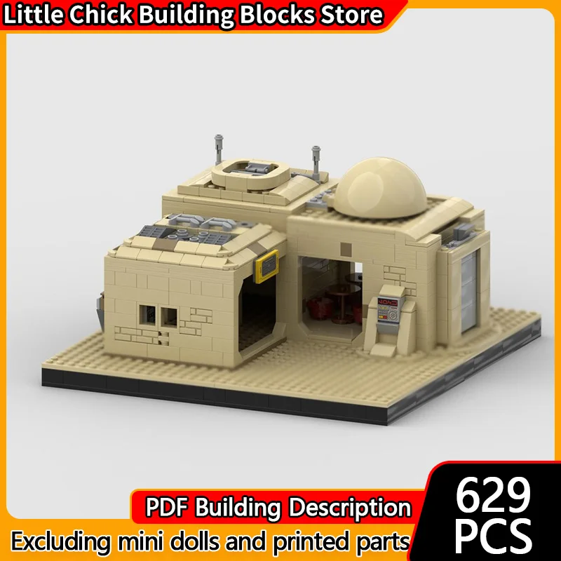 Modelo City Street View, ladrillos de construcción MOC, arquitectura de restaurante, tecnología Modular, regalos de vacaciones para niños, juguetes para montar, traje