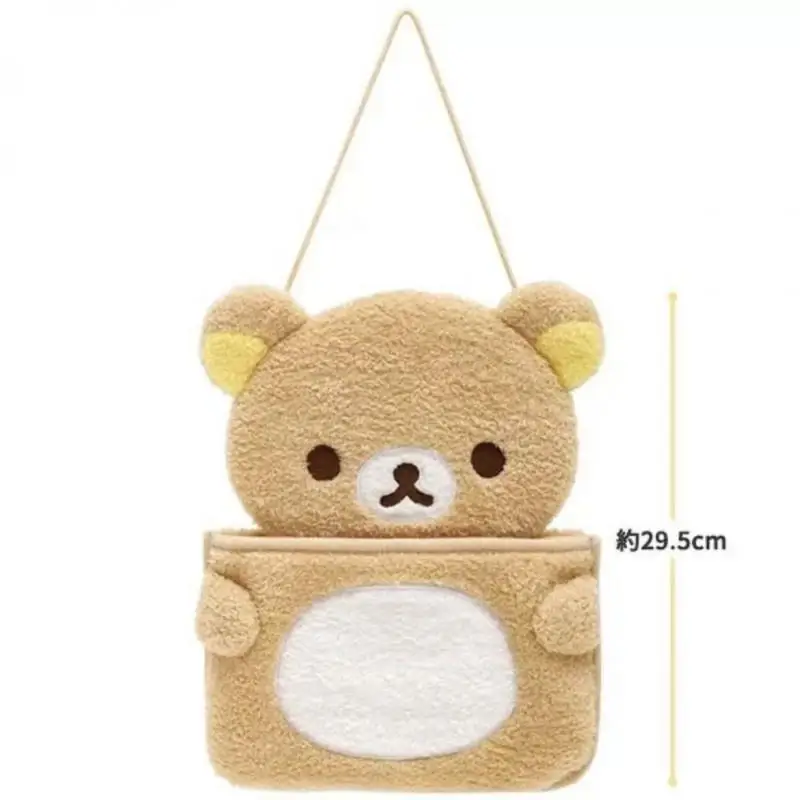 2024 Kawaii śliczne Rilakkuma wisząca torba na ścianę różne torby do przechowywania pokój dekoracja kreskówkowa prezenty urodzinowe prezenty dla