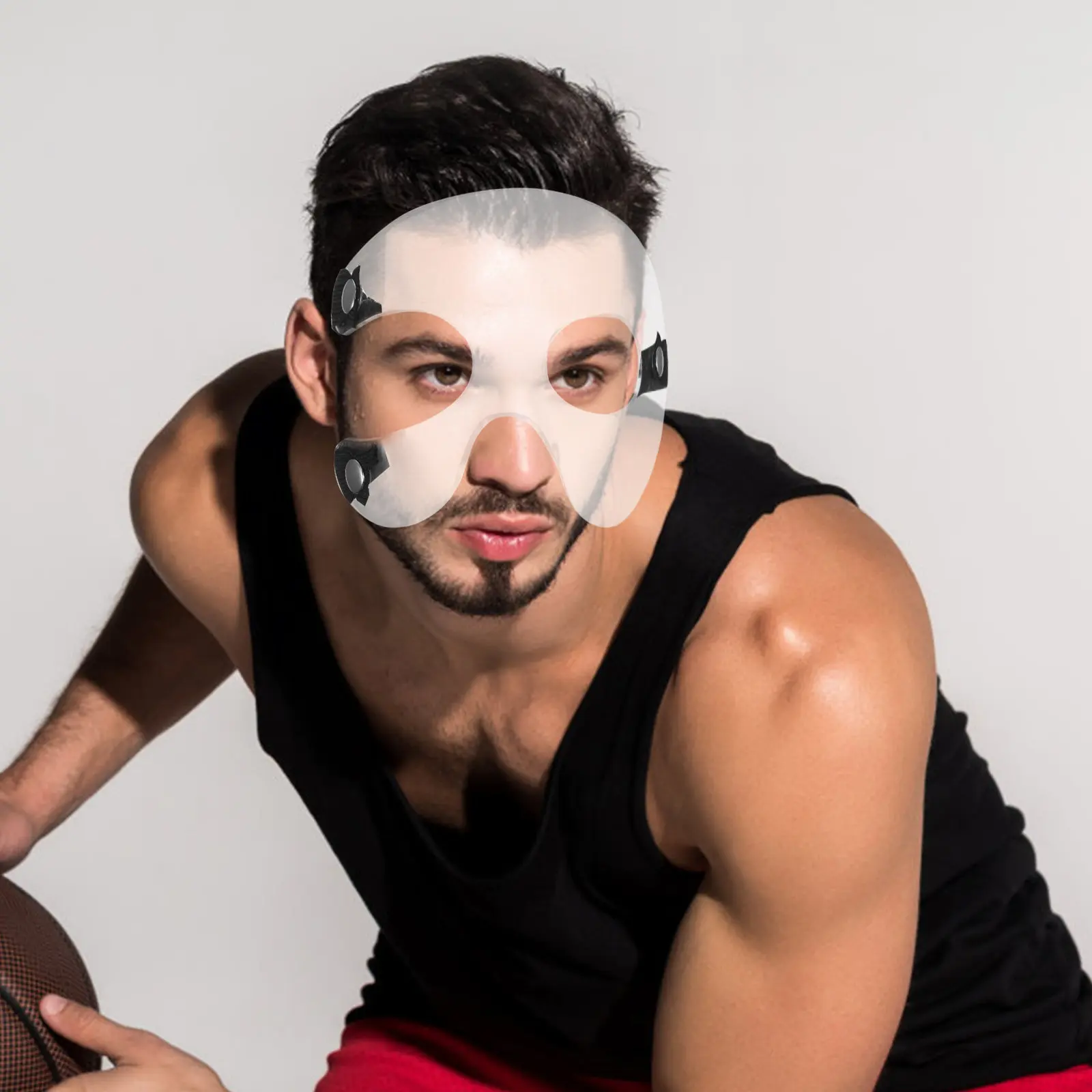 Face Mask Cover Basketball Protective Mask‌‌ Adjustable for Football Masks Sports
