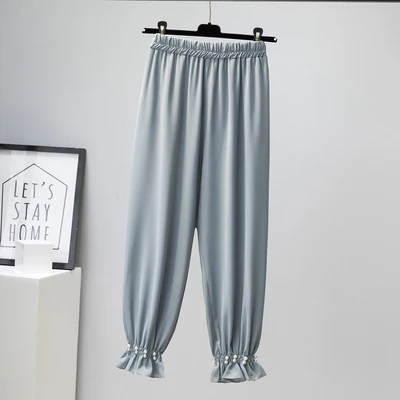 

plus Size Women's High Waist Loose Lantern Pants Summer New Sle Slimming Effect for Plump Sister Nine Points Pants