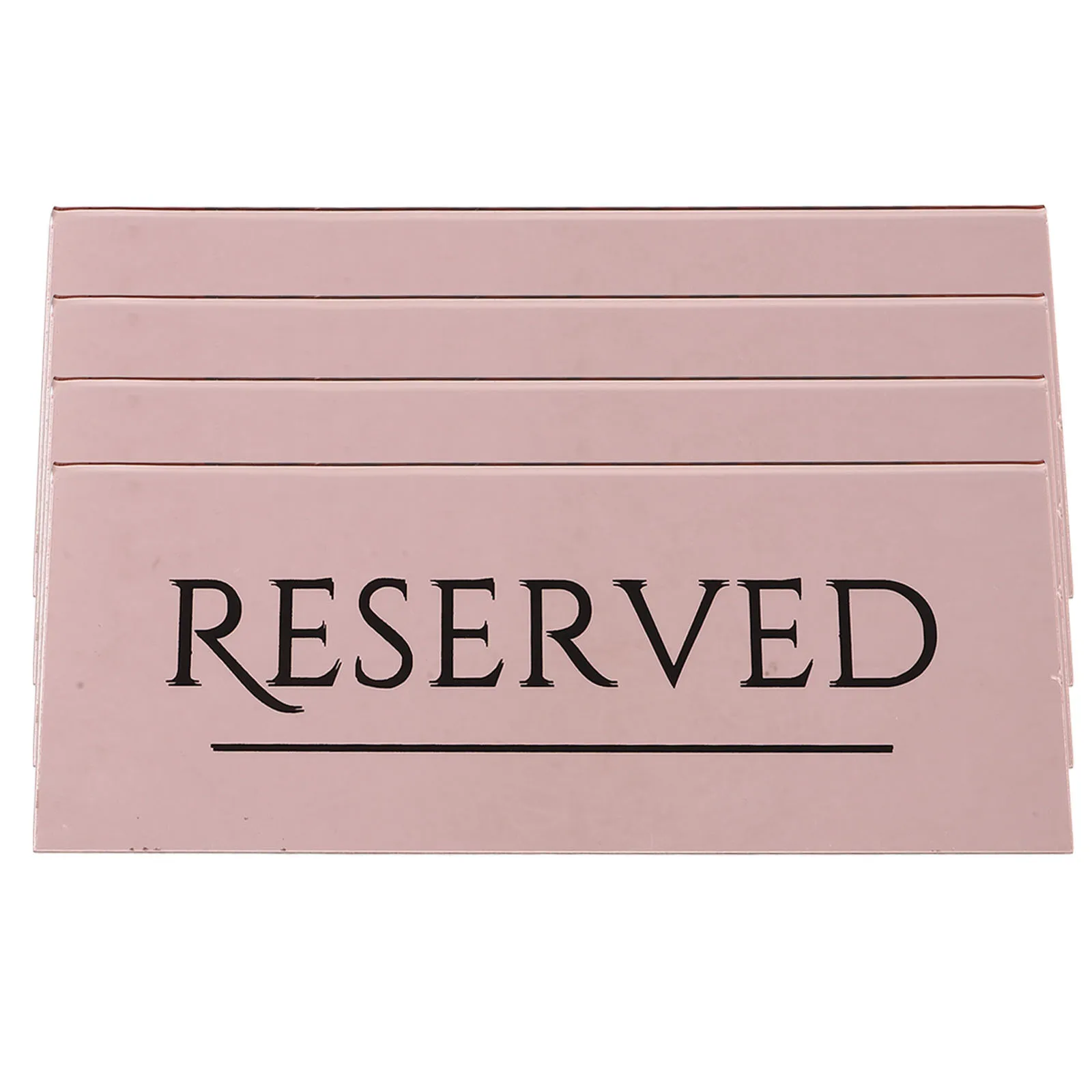 

4Pcs Acrylic Reserved Table Signs Wedding Chairs Guest Table Tents Restaurant Event Dining Seating Signs Reserved Sign
