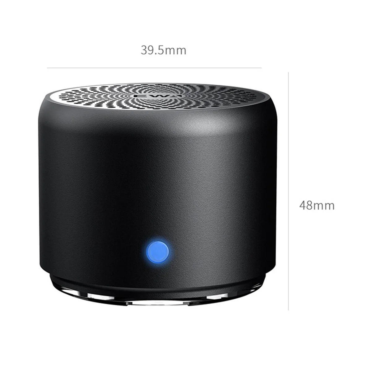 مكبر صوت بلوتوث صغير EWA A106 Pro مع مشعاع جهير مخصص مقاوم للماء ومكبرات صوت محمولة للغاية للاستحمام، فضي للسيارة