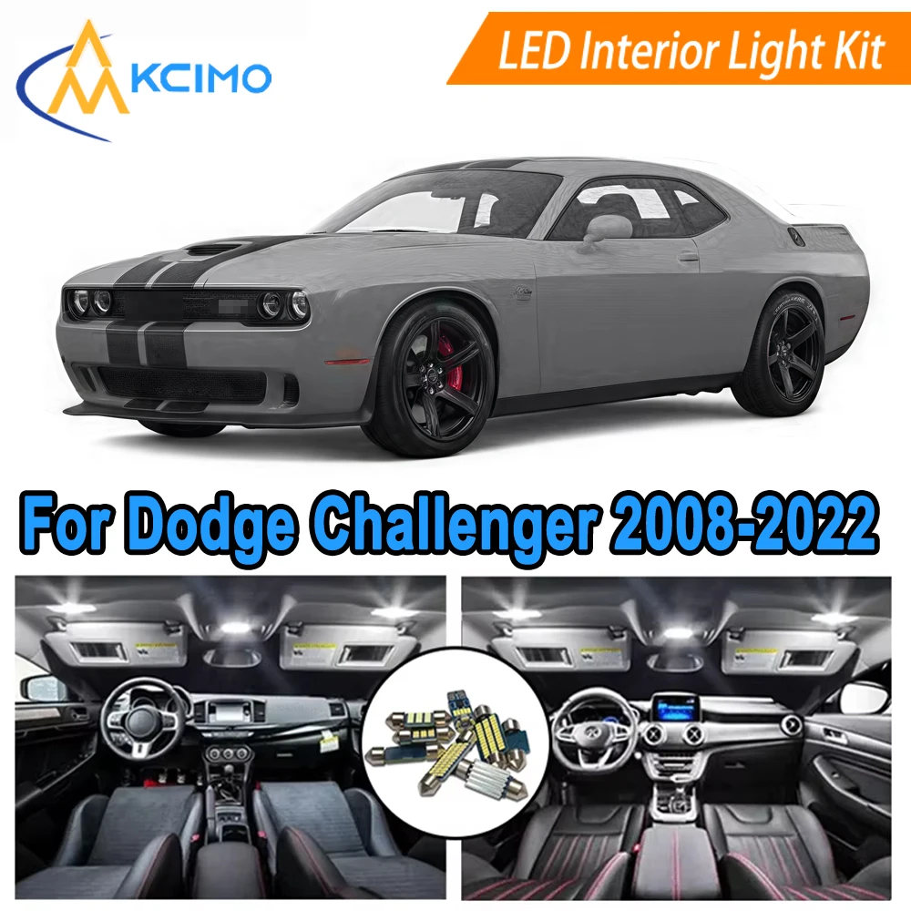 

Interior Car Lights For Dodge Challenger 2008-2022 RGB LED Strip Kit for Footwell Dashboard Door Multi-Color Mood Lighting