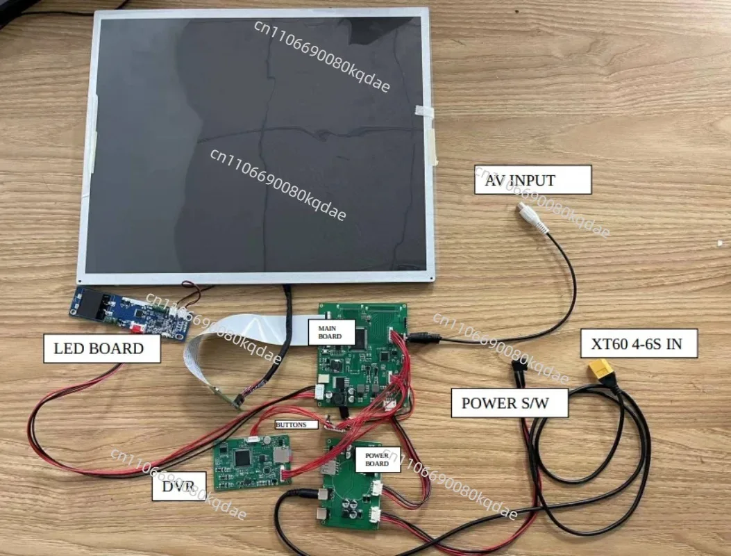 17‑Inch Visual‑Display Unit,4:3 1280*960,1000Lux High‑Brightness, Built‑in DVR Hardware Component