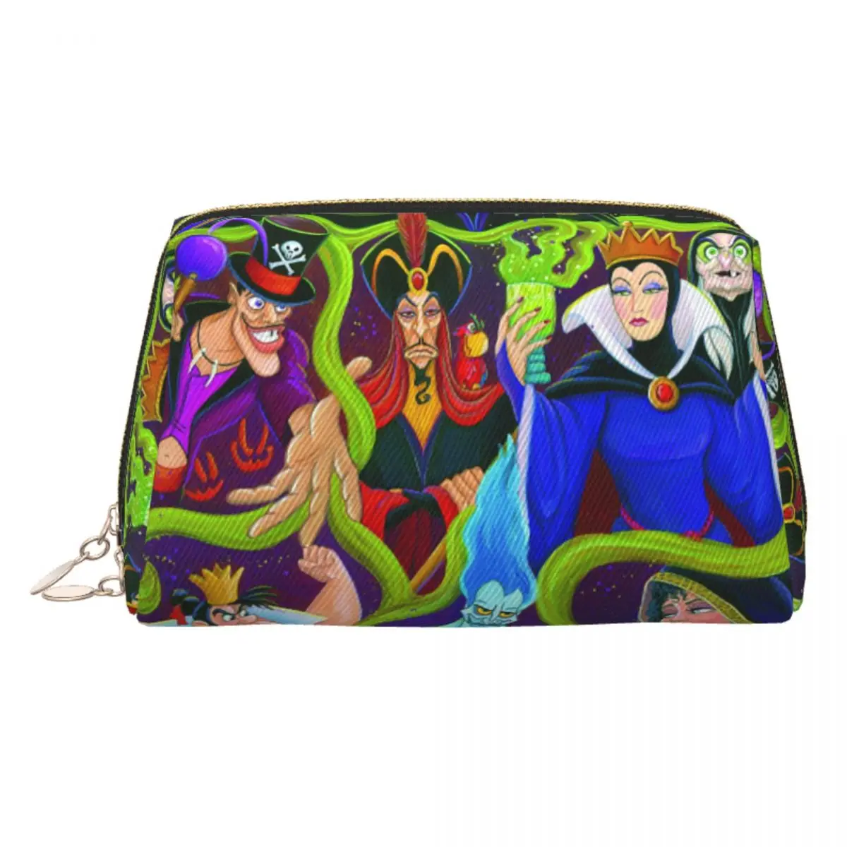 

Custom Villains Evil Tour Graphic Cartoon Travel Cosmetic Bag for Women Makeup Toiletry Organizer Ladies Beauty Storage Dopp Kit