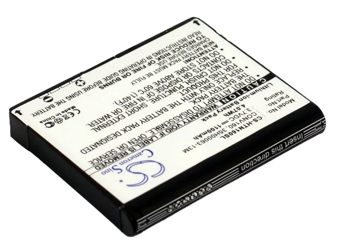Batteria da 1100mAh, CONV160 per HTC Converse 100, H4242, per T-Mobile Shadow 2, Shadow 2009, Shadow II