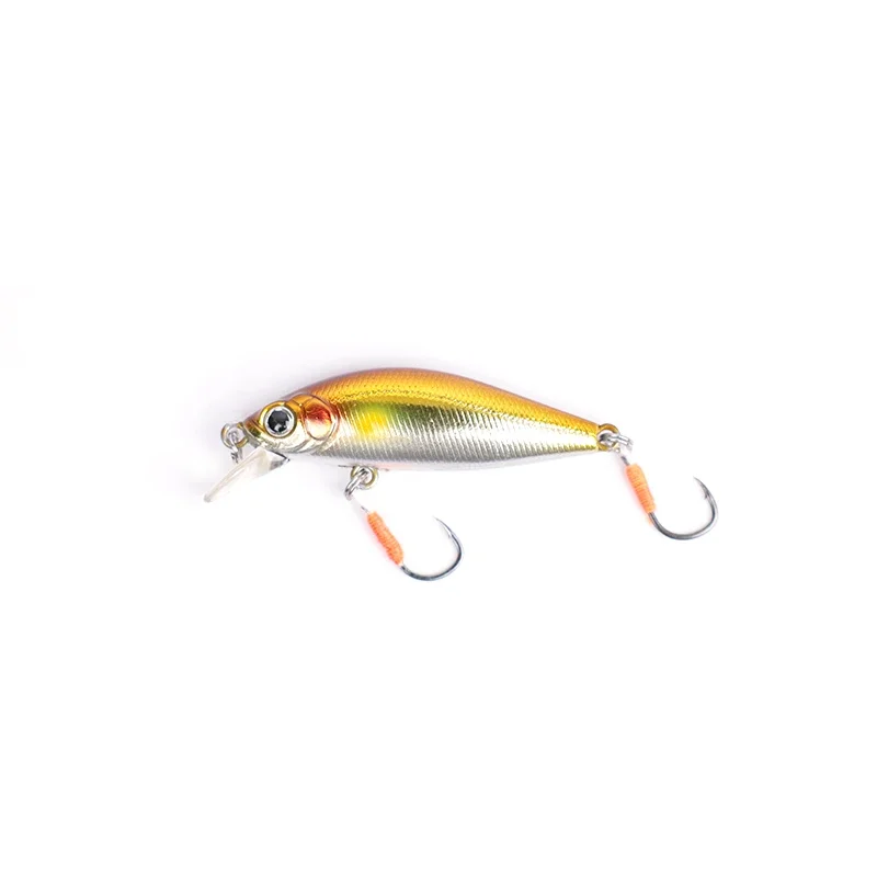 1pcs 4.5cm 3.g Fishing Lure Quality Mini Minnow Lure 3D Eyes Plastic Hard Bait Pesca Artificial Wobblers Crankbait Fishing Baait