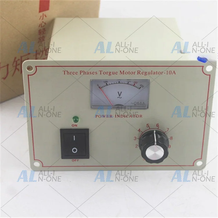 YTC 10A Three Phase Torque Motor Controller 380V Speed Governor with Torque Meter