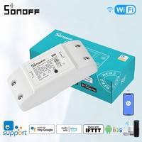 SONOFF RFR2 Wifi Breaker Moudle Outlets DIY Wifi/433MHz RF Remote Control Switch Smart Home Automation Support Alexa Google Home