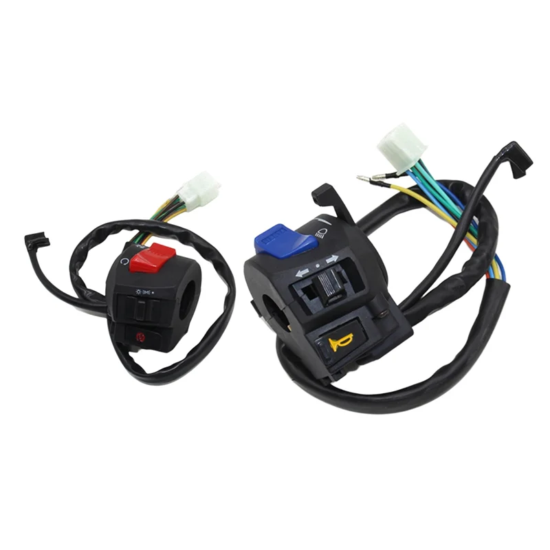 

Motorcycle Handle Bar Switch With Choke Switch Horn Turn Signal Headlight Handlebar Controller Electric Start System