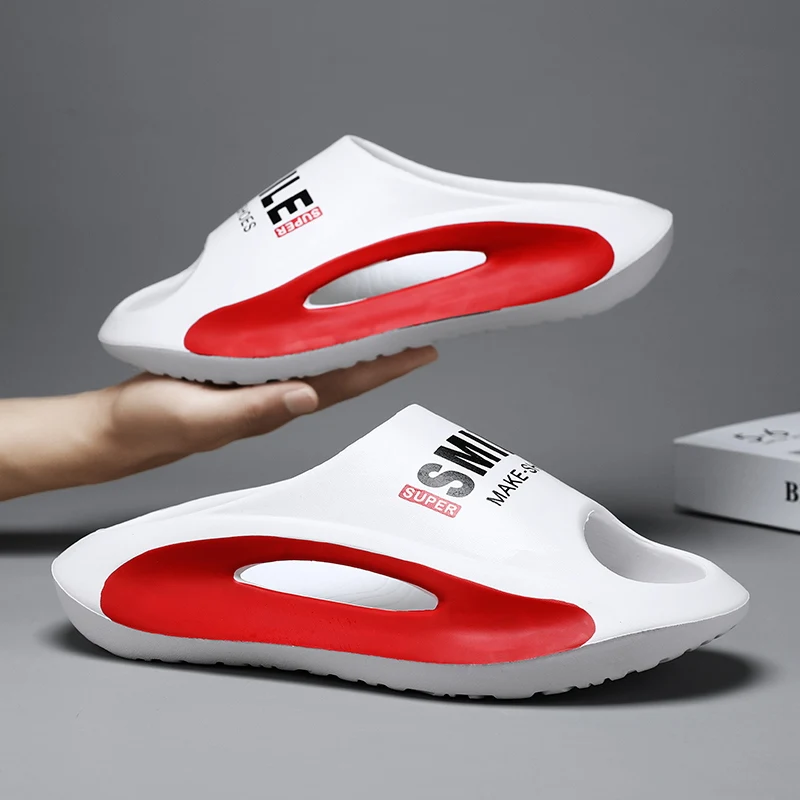 Summer Men Massage EVA Slippers Indoor Outdoor Sandals Beach Casual Shoes Soft Sole Slides Men Flip-flops Men's Sandals