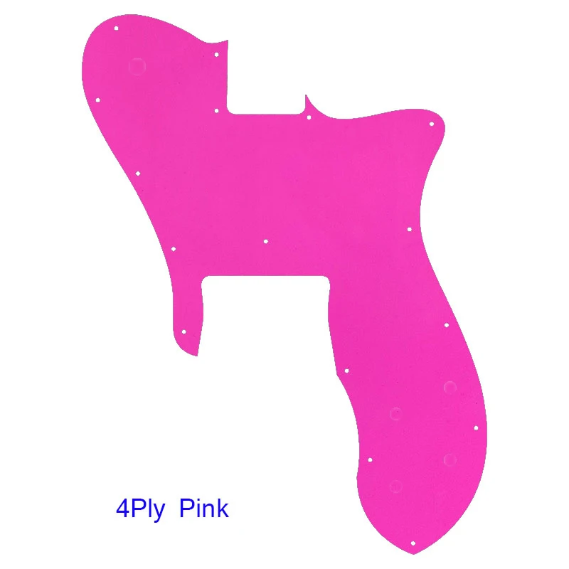 Pleroo Custom Guitar Pickgaurd - For \'72 Custom RI Tele No Control Hole Blank Guitar Pickguard Scratch Plate Multicolor Options