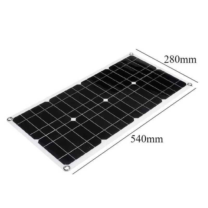 800W Solar Power System Kit Battery Charger Solar Panel 10-100A Charge Controller Complete Power Generation Home Camp Outdoor